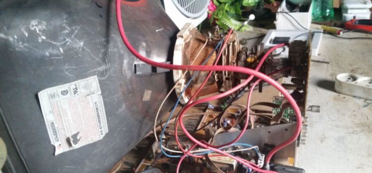 discharging a crt monitor