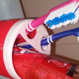 3d printed toothbrush holder